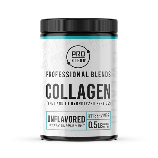 ProBlend Collagen – Hydrolyzed Type I & III peptides for skin, hair, nails, and joint support (0.5lb).